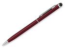 Metallkugelschreiber mit blauschreibenderMine und mit Funktion "Touch Pen".