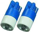 LED-Lampe, blau 12V, Sockel T10, 2er-Set