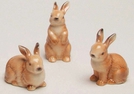 DEKO-HASE PORZELLAN SORT.8-10CM