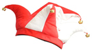 Tanzender Hut - Karneval - rot und weiss