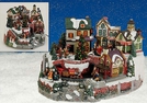 WINTERDORF-SZENE M.FAHRENDEM ZUG P.34X24X22CM
