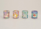 WINDLICHT GLAS-MOSAIK 4FACH SORT.7X8CM