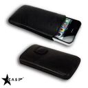 Star-Case® Nova ''Linea'' for Apple IPhone 4. 4S echt Leder Black