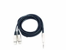 Kabel FXXK-30 2XLR-female/Klk.St.str.3m