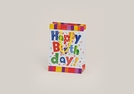 GESCHENKTUETE PAPIER"HAPPY BIRTHDAY"11X6X16CM