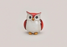 EULE ROT/WEISS KER.8X6X9CM