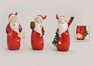 WINDLICHT NIKOLAUS ROT KER.3-F.S.23CM