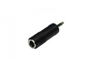 Adapter 1x Klinke (St.) (3.5) stereo - 1x Klinke (Bu.) (6.35) stereo black