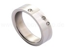 Edelstahlringe Edelstahlring Ringe m. Stein