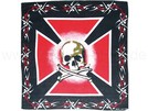 BA-021 Bandana Eisernes Kreuz Totenkopf
