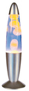 Lavalampe - Motion rocket - gelb/blau