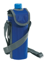 Umhaengekuehltasche f. 0,5l Flasche, blau, ca. 20 x 7 cm