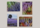 WANDBILD A.KEILRAHMEN LAVENDEL SORT.30X40CM