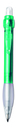 Kugelschreiber 'Clear', Farbe: Gruen, Groesse: Ø 1,4 x 13,1 cm
