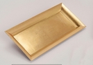 TABLETT GOLD KUNSTSTOFF 36X17CM