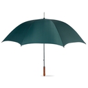Golf umbrella with wooden grip