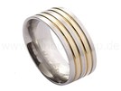 Edelstahlringe Edelstahlring Ringe Gold Dekor