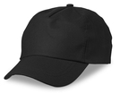 Baseballcap, Non-Woven, Farbe: Schwarz, Groesse: 28,5 x 12 cm