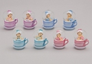 SCHNEEKUGEL BABY IN TASSE POLY 8-F.S.7CM