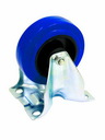 Bockrolle blau Rad-Größe: 100mm