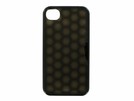 Design Cover Schale IPhone 4 transparent schwarz