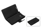Tasche (Flip Quer) für Huawei Ascend Y300 black