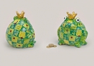 SPARDOSE FROSCHKOENIG GLUECK KER.16X14X16CM