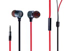 Bluestar® ''Jupiter'' In Ear Stereo Headset mit Mikrofon Black - Red