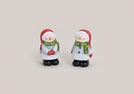 SCHNEEMANN MIT STERN AUS TON 2-F.S.8CM