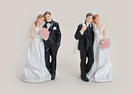 HOCHZEITSPAAR POLY 2-F.S.8X6X13CM