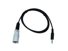 DMX-Adapter IN Klinke 3,5/XLR 1m
