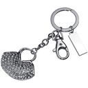 Schluesselanhaenger mit Glitzersteinen Handtasche 