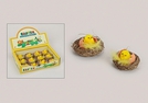 KUEKEN GELB IM NEST KUNST.4X6CM}