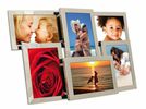 3 D Bilderrahmen für  6 Fotos in Aluminium SP