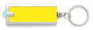 Schluesselanhaenger 'Key Largo', Farbe: Gelb, Groesse: 6 x 2,4 x 0,6 cm