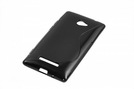 Silicon Case (S-Curve) für HTC Windows Phone 8X black