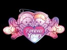Blinkie Blinky LED Pins Anstecker "Forever yours"