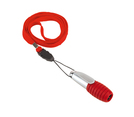 Kugelschreiber "Twister" m.Lanyard, rot, Ø2 x 7-9,6 cm