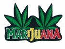 P-012 Aufnäher Patch Marijuana