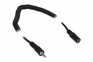 Stereo Klinke-Kabel 3,5mm (Stecker auf Buchse), Spiralkabel, 5,0 m