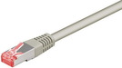 CAT 6 Netzwerkkabel, 5m, grau, PIMF Patchkabel, 2x RJ45 Stecker