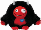 Rufus-Monster, rot/schwarz, ca. 15 cm, 1Stück