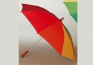 AUTOMATIK-SCHULTER-SCHIRM "REGENBOGEN" 95CM}