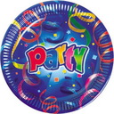 Party Streamers Teller 8 Stück 23cm, 1 Set