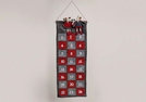 ADVENTSKALENDER PLUESCH/TEXTIL 29X80CM