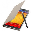 Samsung Flip-Ledertasche für Galaxy Note 3 EF-WN900BU Oatmeal Beige