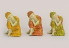 BUDDHA ORANGE/GELB/GRUEN POLY 3-F.S.11X9X15CM
