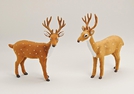HIRSCH M.KUNSTFELL SORT.23X6X26CM