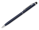 Metallkugelschreiber mit blauschreibenderMine und mit Funktion "Touch Pen".