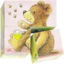 Würfelpuzzle Tierkinder 4T., 1Stück